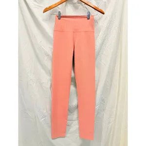 Beach Riot Leah-Ayla Legging Solid Coral Small Summer‎ Yoga Running Workout thumbnail 3