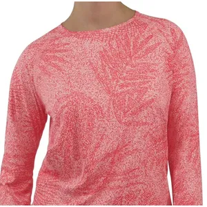 Reel Life Womens T-Shirt Size S Coral Long Sleeve UV Fishing Active Relaxed Fit thumbnail 5