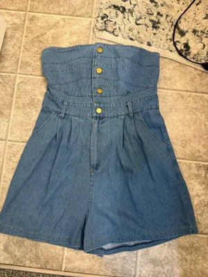 Jean romper Blue thumbnail 1