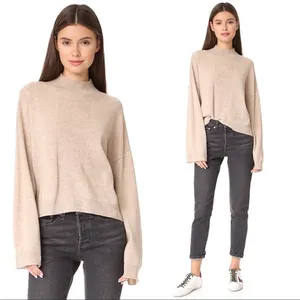 ATM Anthony Thomas Melillo Mock Neck Wool Cashmere Sweater Sz Small thumbnail 2