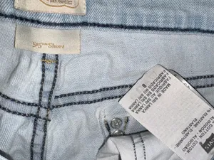 Levi's Light Blue Denim Jean Shorts thumbnail 2