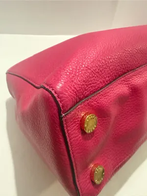 MICHAEL Michael Kors Sutton Medium Pink Pebbled Leather Satchel thumbnail 13