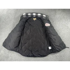 Woolrich Vest‎ Women Large Duck Down Plaid Quilted Puffer Full Zip Classic thumbnail 6