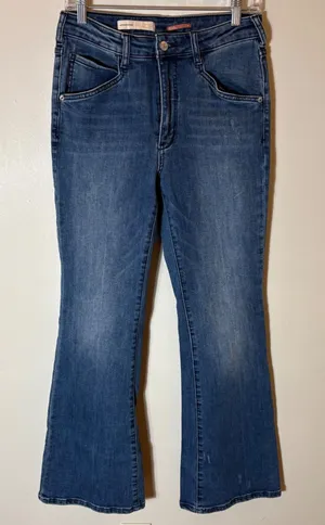 Anthropologie Pilcro Trouser Bootcut Jeans Medium Wash Size‎ 29 thumbnail 1