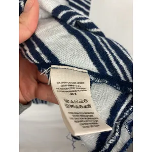 We the Free Tank White Blue Striped Asymmetrical Size Small thumbnail 4