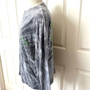 Urban Outfitters grey long sleeved authentic tie dye shirt thumbnail 3