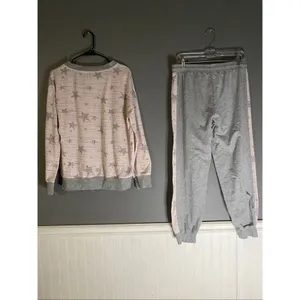 Splendid Star Crew Neck Sweater Pajama Pants Set Size Large thumbnail 7