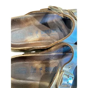 Birkenstock Arizona Chunky Platform Sandals Metallic Silver 36 EU / 5-5.5 US thumbnail 6