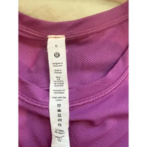 Lululemon High-Neck Running and Training T-Shirt Ripened Rasberry 6 Retail $58+ thumbnail 11