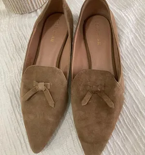 Cole Haan Brown Suede Flats thumbnail 1
