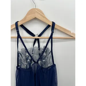 Adore Me Sheer Embroidered Mesh Camisole Celestial Moon Star Lingerie Fairygrunge Top Med thumbnail 5