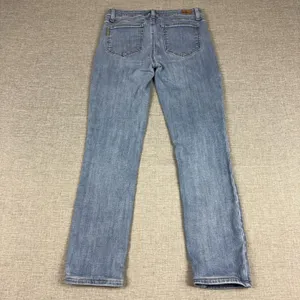 Paige Skyline Skinny Jeans Womens 27 Light Wash Blue Mid Rise Stretch Denim thumbnail 13
