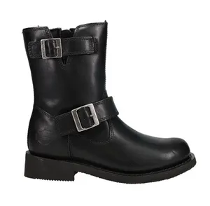 Frye Vicky Engineer Short Buckle Motorcycle Boot Black Leather Women’s Size 7 thumbnail 1