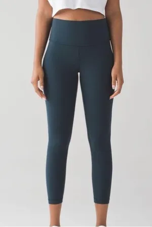 Lululemon Green Solid Align High Rise Leggings Pants 12 thumbnail 1