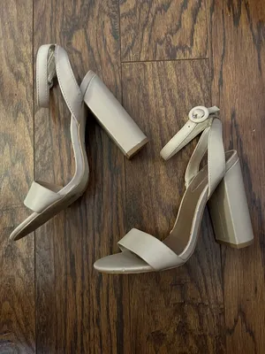 Mix No. 6 Nude Block Heel Ankle-Strap Sandals thumbnail 3