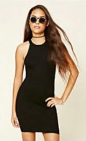 Forever 21 ✨ Bodycon Knit Sleeveless High Neck Ribbed Dress✨ thumbnail 1