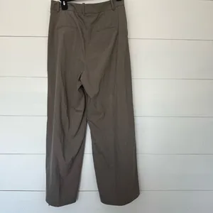 Zara Women’s Medium Grey Wide Leg Trouser Dress Pants thumbnail 6