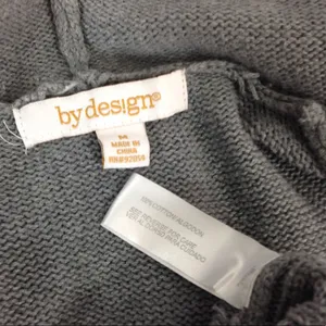 ⬇️ CABLE KNIT HOODIE Gray Size M thumbnail 3