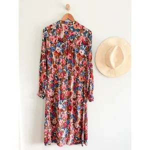 Sézane | Alix Floral Midi Dress October Flowers | Sz US 4 FR 36 thumbnail 9