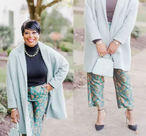 NWT $148 Anthropologie x Maeve Melyssa Floral Print Jacquard-Finish Trouser S thumbnail 2