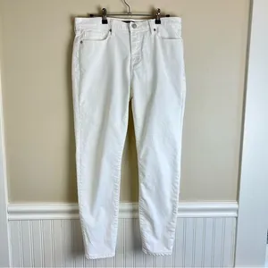 Banana Republic Premium Denim White Skinny Jeans Size 30 Ankle thumbnail 2
