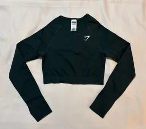 Gymshark Long Sleeve Vital Crop Top thumbnail 4
