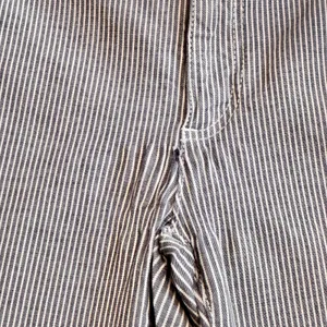 Free People Striped‎ High Waist Pants Size 25 Waist Belle Skinny Trouser Blue thumbnail 10