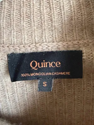 Quince Mongolian Spring Cashmere Fisherman Turtleneck Sweater thumbnail 5