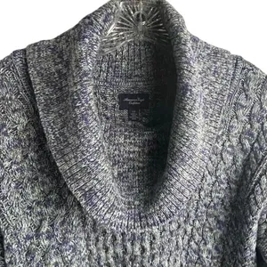American Eagle Women's Cowl Neck Chunky Knit‎ Sweater Size L Multicolor thumbnail 9