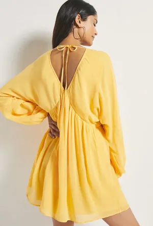 Anthropologie NWT Forever That Girl Flowy Mini Dress, Size S thumbnail 5