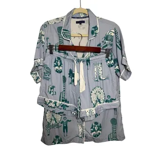 Katie Kime Dallas Toile Pajama Short Set – Women’s Size M thumbnail 2