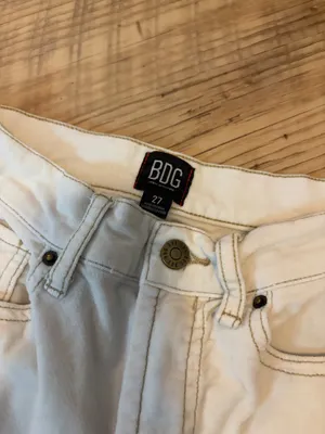 BDG Urban Outfitters light beige straight leg pants/jeans thumbnail 3