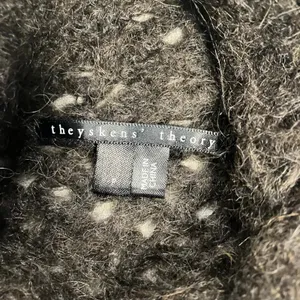 Theyskens' Theory Women's Alpaca Silk Blend Brown Cropped Turtleneck Size P thumbnail 4