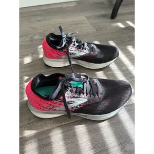 Brooks Ricochet 7 Women Running Shoes Black‎ Pink Teal DNA AMP Athletic Sz 7 thumbnail 3