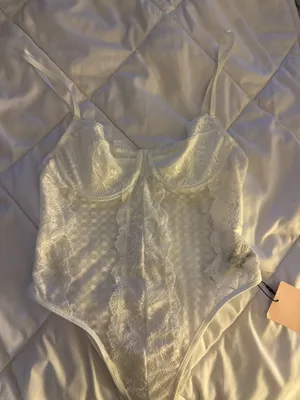 SHEIN lace bodysuit White Size XS thumbnail 3