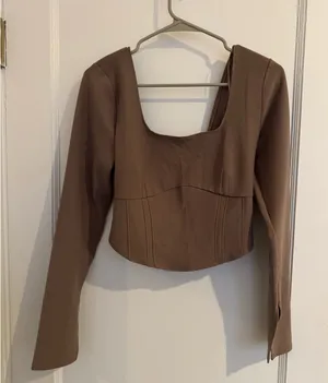 Abercrombie Corset Top Long Sleeve thumbnail 3