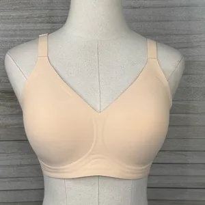 VERTVIE Seamless Wire Free Bra Beige thumbnail 1