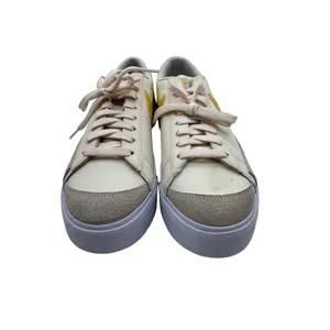 Nike Blazer Low Platform Women's Retro Leather Sneakers Sail‎ Yellow Size 9.5 thumbnail 5