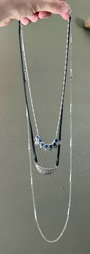 Lucky Brand Layered Bohemian Necklace thumbnail 2