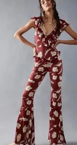Free People NWOT Austyn One Piece Jumpsuit Medium thumbnail 1