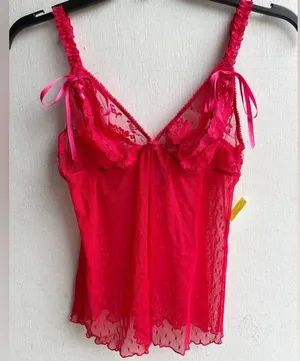 Victoria's Secrets Sexy Little Things Lace Babydoll Lingerie Top Size M A11 thumbnail 8