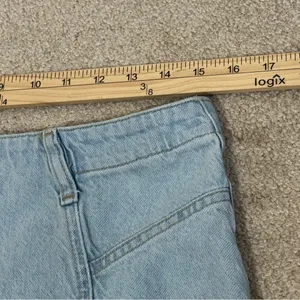 Free People We the Free Florence Flare High Waist Jeans Size 31 Light Wash Boho thumbnail 7