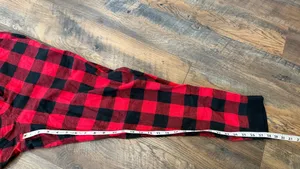 Old Navy Buffalo Red/Black Plaid Pajama Jogger Pants Women Size Medium Holiday thumbnail 3