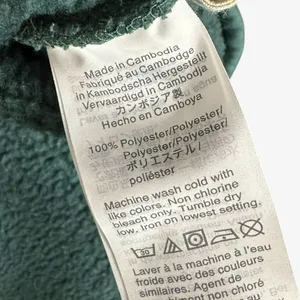 Madewell Polartec Teddy Fleece Half Zip Pullover Women Small Green Sherpa Jacket thumbnail 5