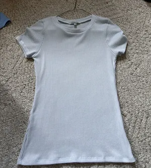 Charlotte Russe Ribbed T-Shirt thumbnail 1