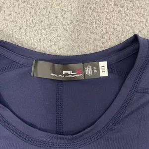 RLX Ralph Lauren Shirt Women XL Navy Performance Athletic Short Sleeve thumbnail 3