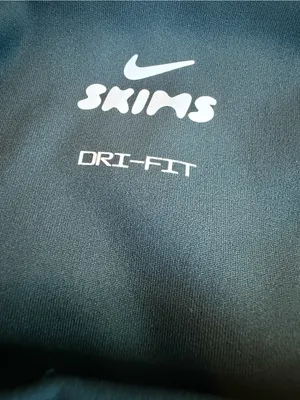 NikeSKIMS Dark Teal Matte Leggings High Waist Inch Workout Way Large Women's NWT thumbnail 10