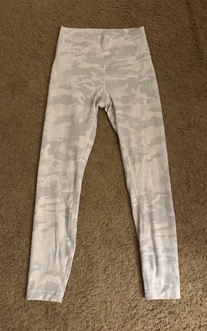 White Camo Lululemon Leggings thumbnail 1