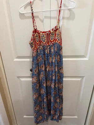 Natural Life Bailey maxi dress boho floral XS thumbnail 4
