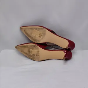 French Connection Slingback Heels Womens Size 10 Red Patent Pointed Toe Pumps thumbnail 11